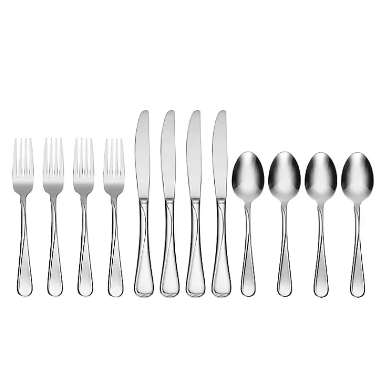 Silver Flight 12-pc. Everyday Flatware Set>Kirklands Home Online