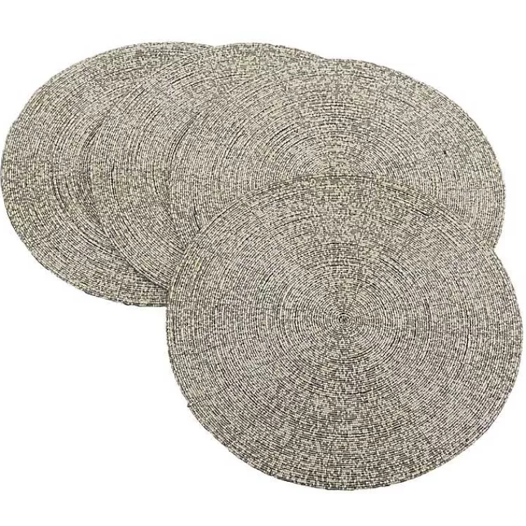 Glass Beaded Placemats, Set of 4>Kirklands Home Shop