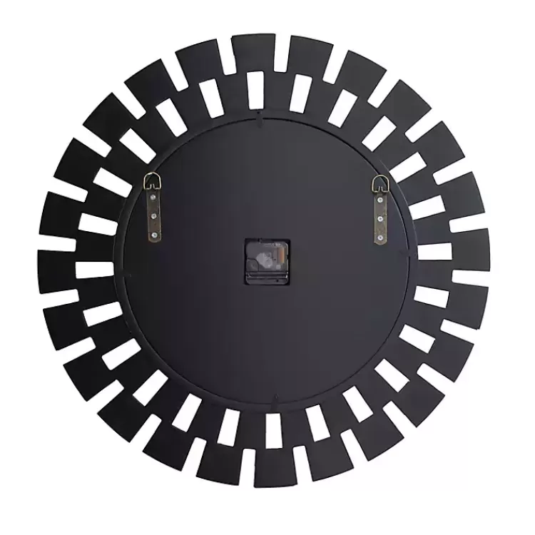 silver_glass_mirror_abstract_wall_clock_4.webp Silver Glass Mirror Abstract Wall Clock>Kirklands Home Shop