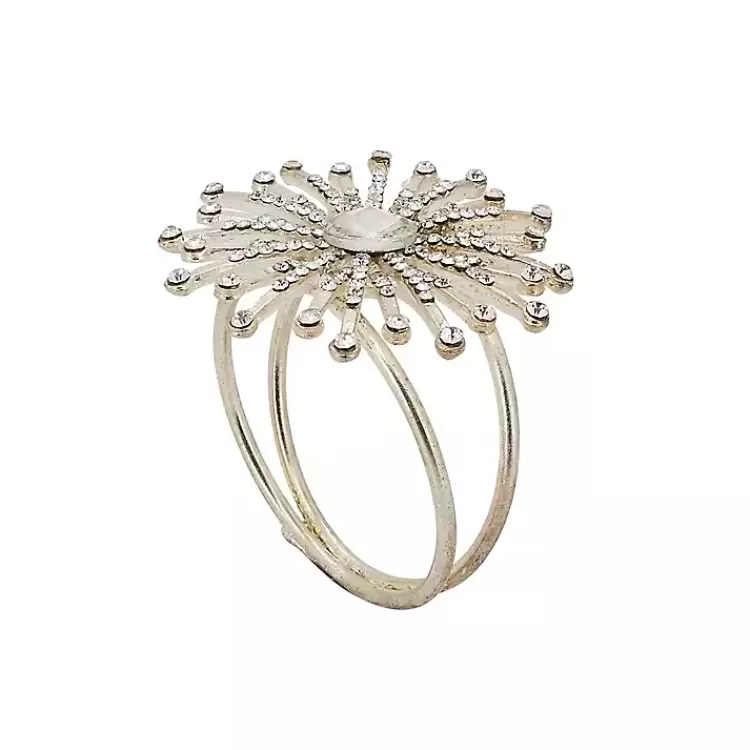 Glitter Starburst 4-pc. Napkin Ring Set>Kirklands Home Best