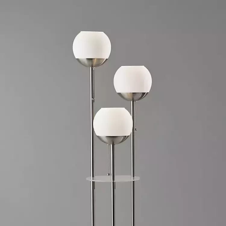 silver_globe_light_shelf_floor_lamp_2.webp Silver Globe 3-Light Shelf Floor Lamp>Kirklands Home Shop