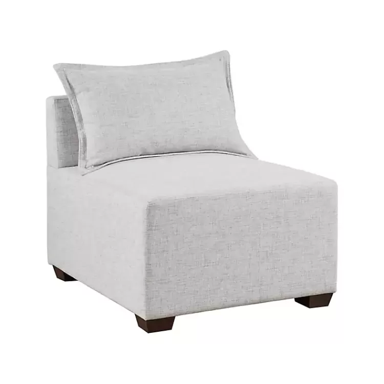 Silver Modular Armless Accent Chair>Kirklands Home New