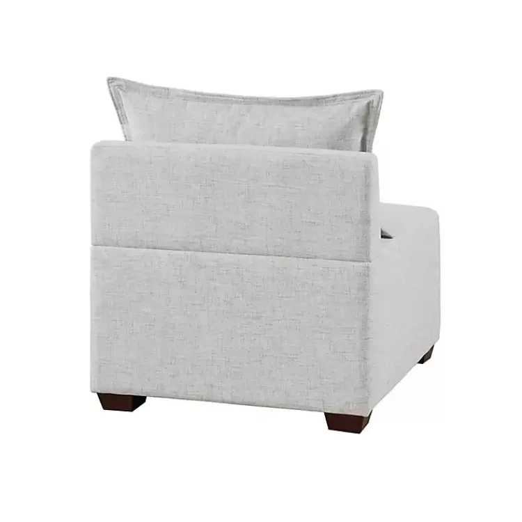 silver_gray_modular_armless_accent_chair_4.webp Silver Modular Armless Accent Chair>Kirklands Home New