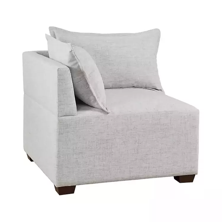Silver Modular Corner Accent Chair>Kirklands Home Store