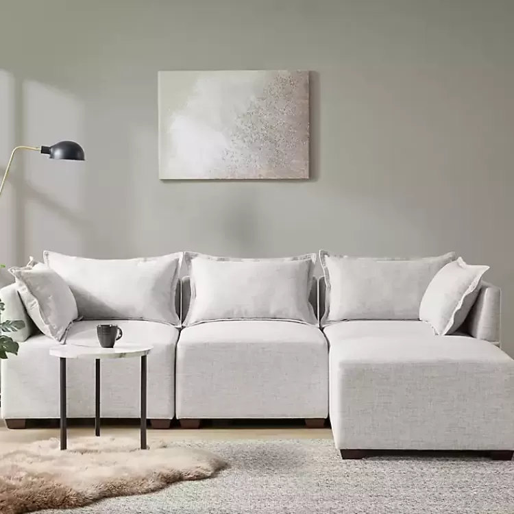 Silver Modular Corner Accent Chair>Kirklands Home Store