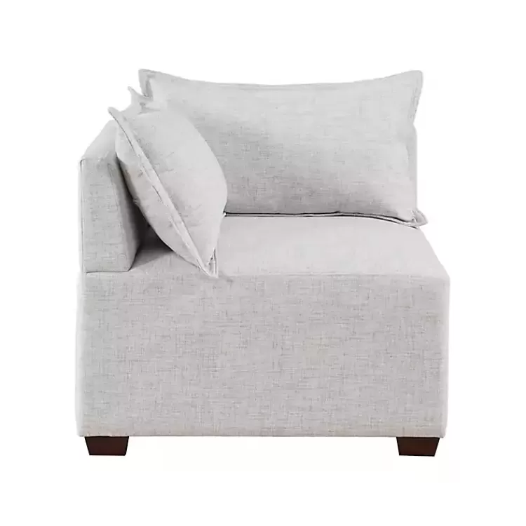 silver_gray_modular_corner_accent_chair_2.webp Silver Modular Corner Accent Chair>Kirklands Home Store
