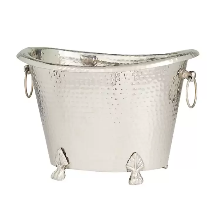 Hammered Metal Footed Wine Bucket>Kirklands Home Fashion