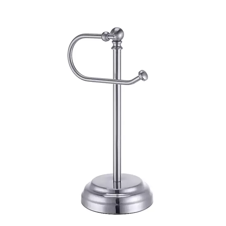 silver_hook_countertop_towel_holder_3.webp Hook Countertop Towel Holder>Kirklands Home Online