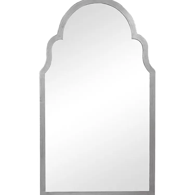 Silver Leaf Iron Arch Top Mirror>Kirklands Home Cheap