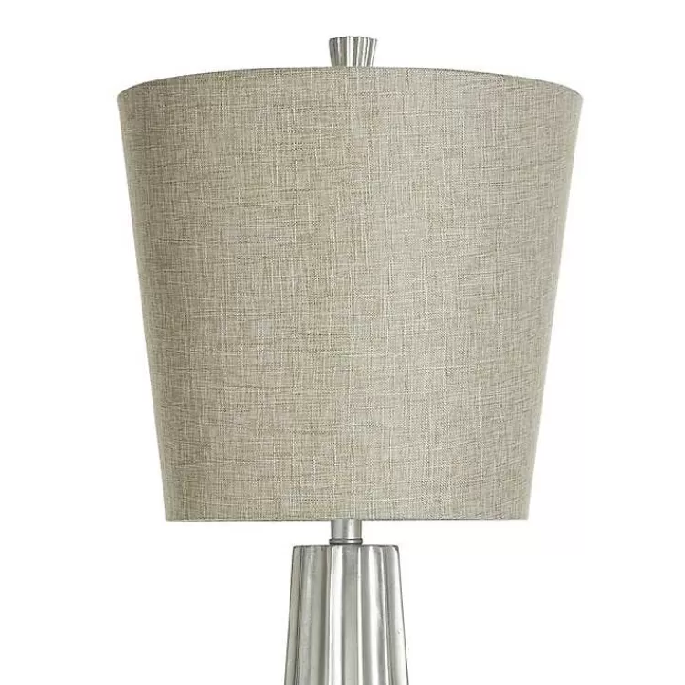 Silver Leaf Tapered Buffet Lamp>Kirklands Home Discount