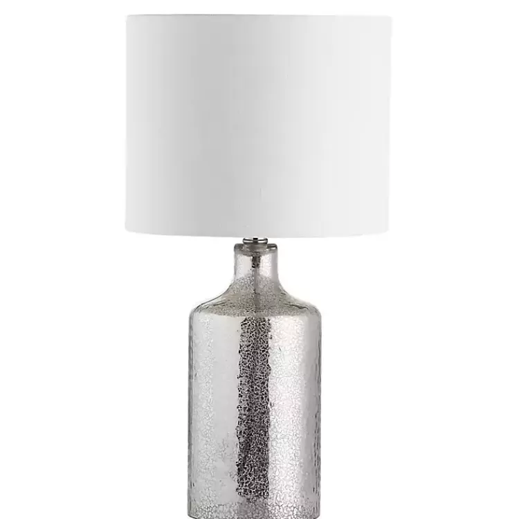 Silver Mercury Glass Cylinder Table Lamp>Kirklands Home Online