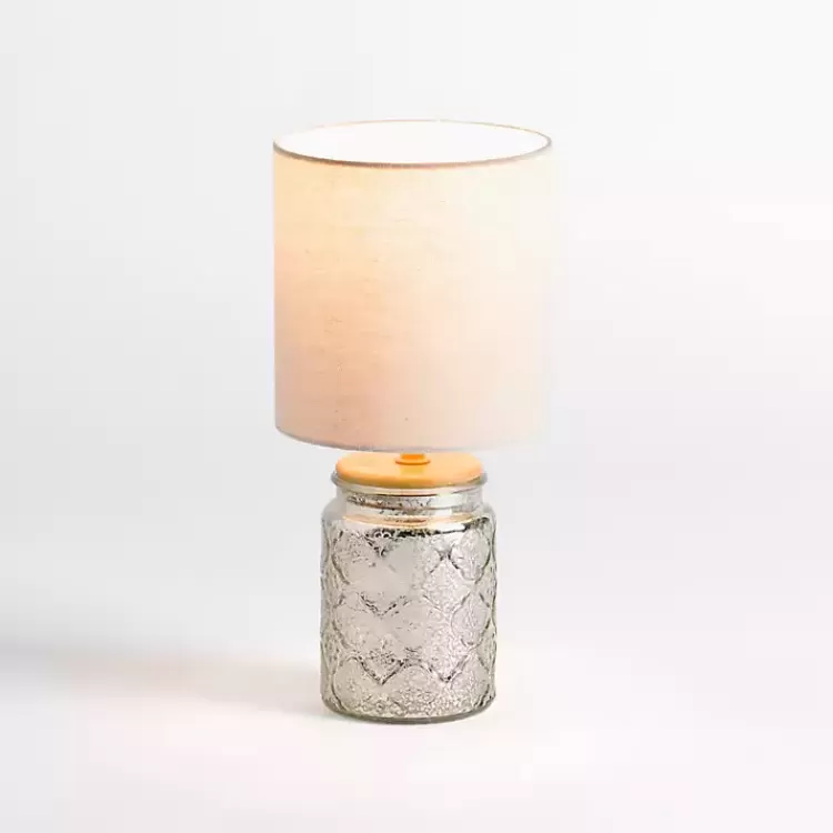 Silver Mercury Glass Mini Table Lamp>Kirklands Home Shop