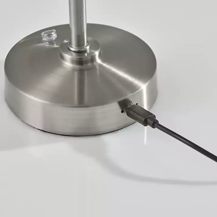 silver_metal_cone_shade_cordless_table_lamp_3.webp Metal Cone Shade Cordless Table Lamp>Kirklands Home Best Sale