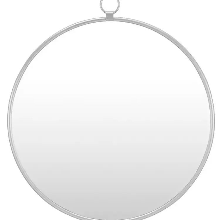 Metal Frame Round Wall Mirror>Kirklands Home Clearance