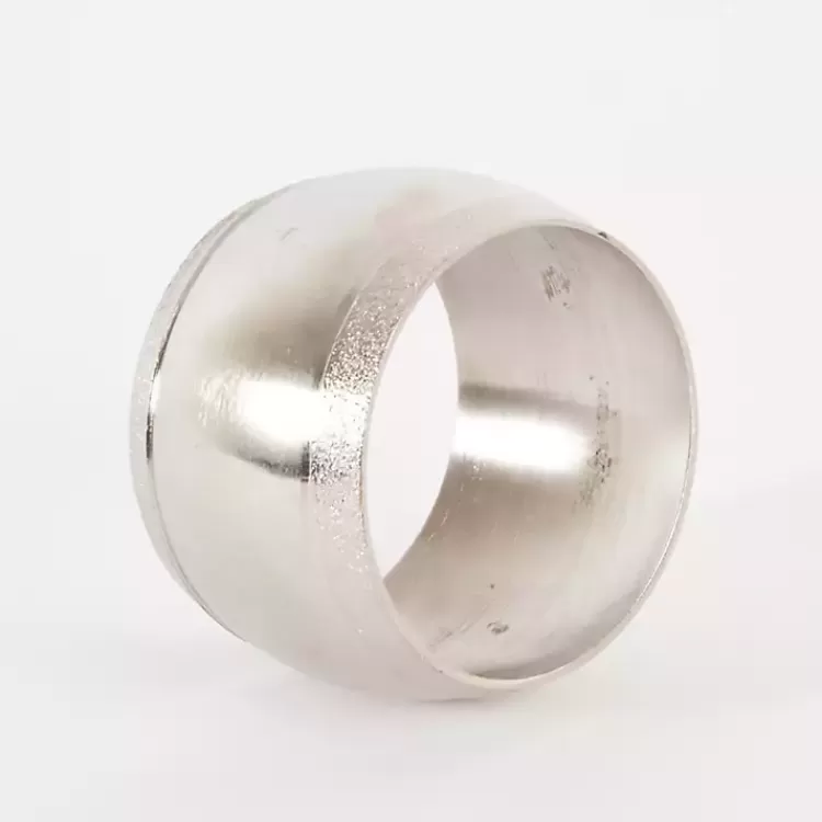 Silver Metal Round Napkin Rings, Set of 4>Kirklands Home Hot