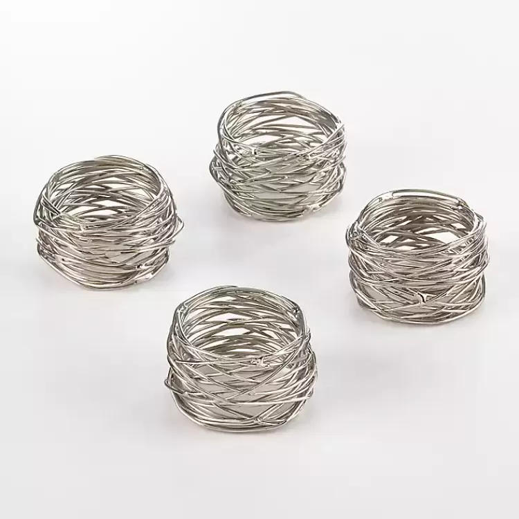 Metal Twine Napkin Rings, Set of 4>Kirklands Home Best Sale
