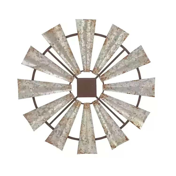 Metal Windmill Wall Plaque>Kirklands Home Best