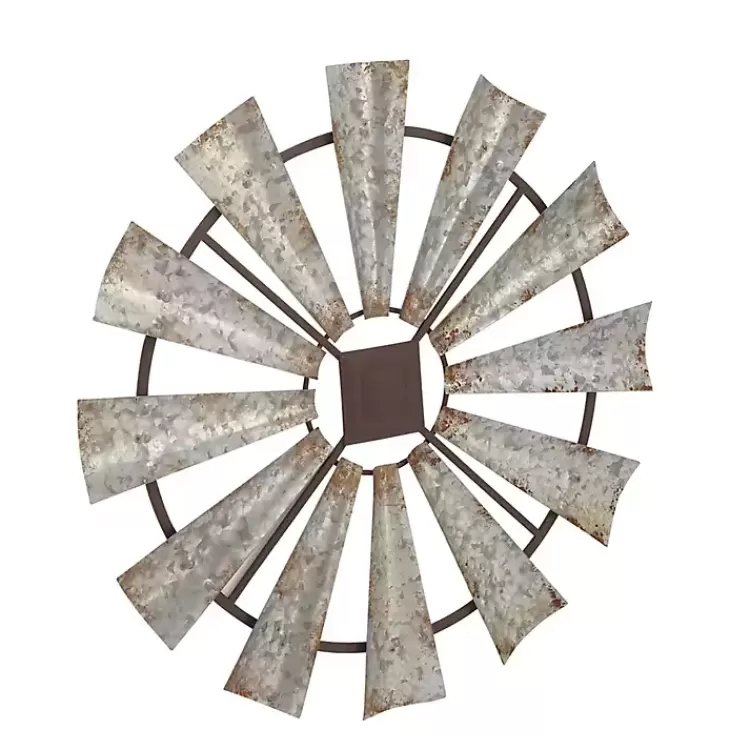 silver_metal_windmill_wall_plaque_5.webp Metal Windmill Wall Plaque>Kirklands Home Best