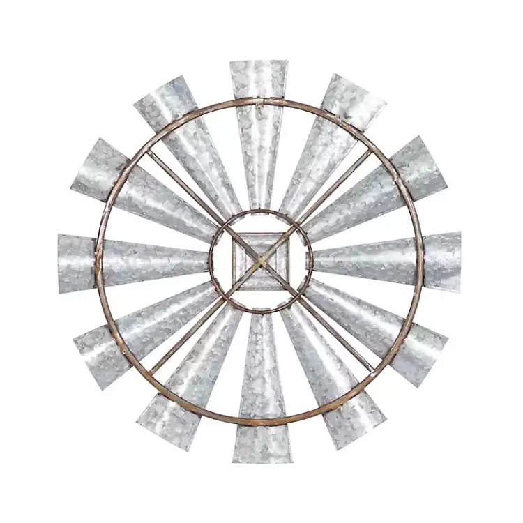 silver_metal_windmill_wall_plaque_7.webp Metal Windmill Wall Plaque>Kirklands Home Best