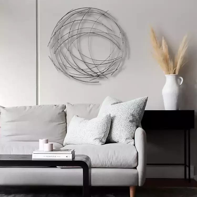 Metal Wire Abstract Wall Plaque>Kirklands Home Hot