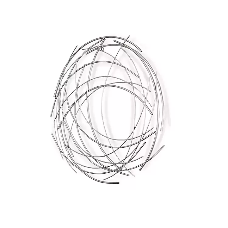 silver_metal_wire_abstract_wall_plaque_2.webp Metal Wire Abstract Wall Plaque>Kirklands Home Hot