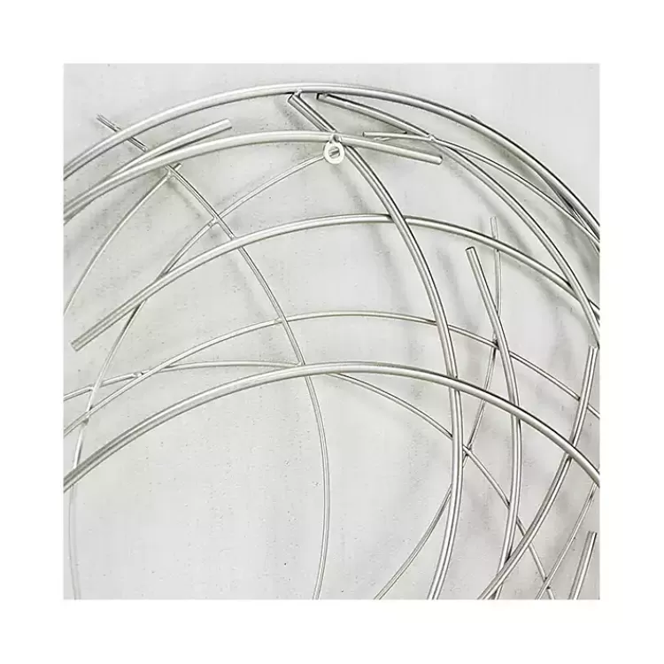 silver_metal_wire_abstract_wall_plaque_5.webp Metal Wire Abstract Wall Plaque>Kirklands Home Hot