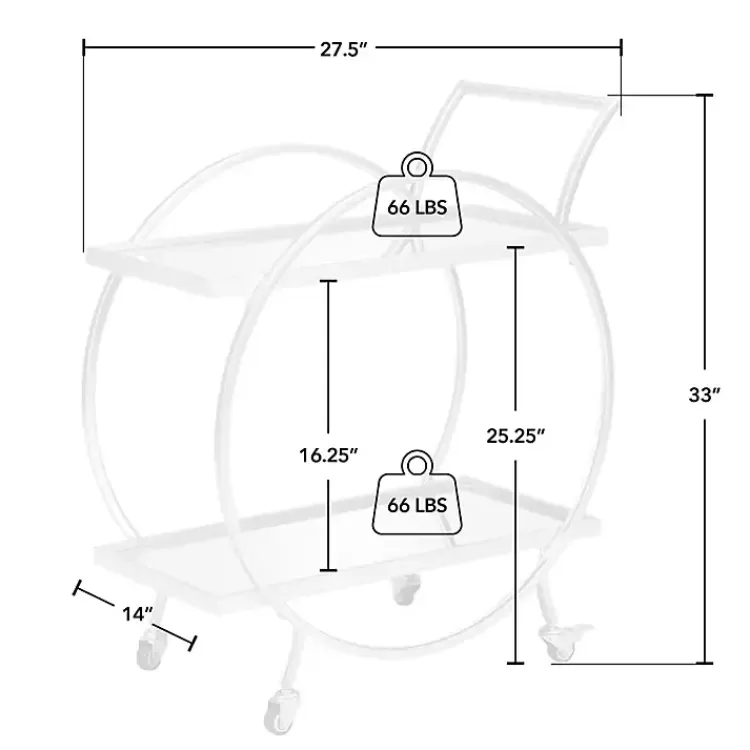 silver_mirrored_tier_odessa_bar_cart_4.webp Mirrored 2-Tier Odessa Bar Cart>Kirklands Home Clearance