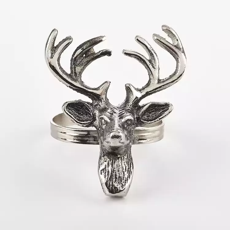 Reindeer Head Napkin Rings, Set of 4>Kirklands Home Flash Sale