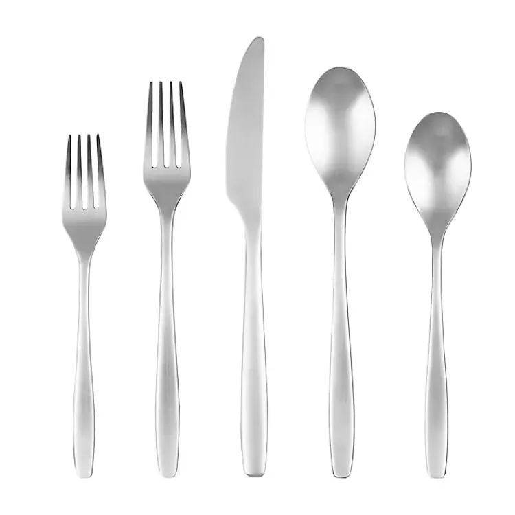 Satin Metal Classic 20-pc. Flatware Set>Kirklands Home Shop