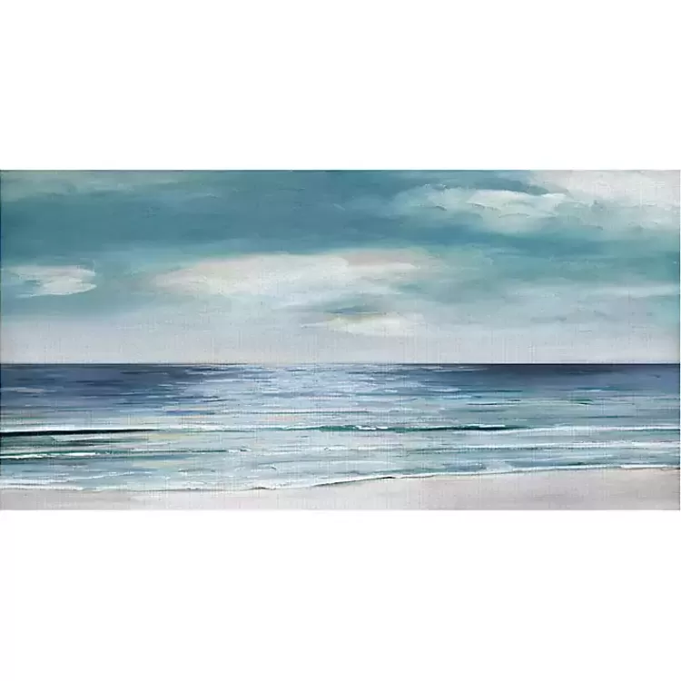 Silver Shore Canvas Art Print>Kirklands Home Discount