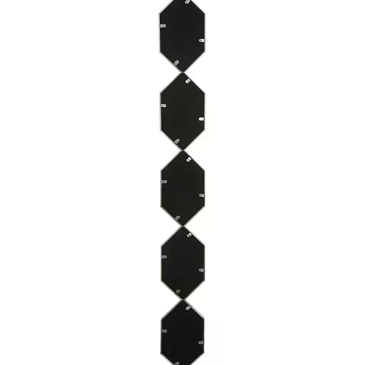 silver_slim_stacked_hexagons_wall_mirror_5.webp Slim Stacked Hexagons Wall Mirror>Kirklands Home New