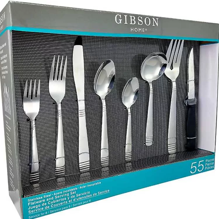 Stainless Steel 55-pc. Flatware Set>Kirklands Home Discount