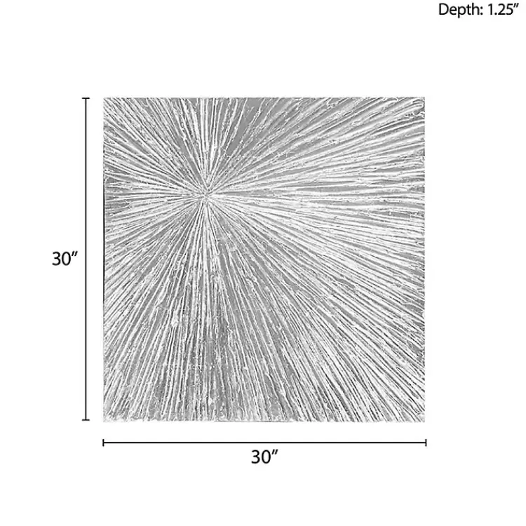 silver_sunburst_dimensional_resin_wall_art_7.webp Sunburst Dimensional Resin Wall Art>Kirklands Home Clearance