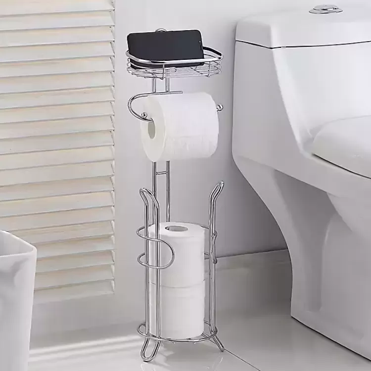 Toilet Paper Storage Stand with Basket>Kirklands Home Best