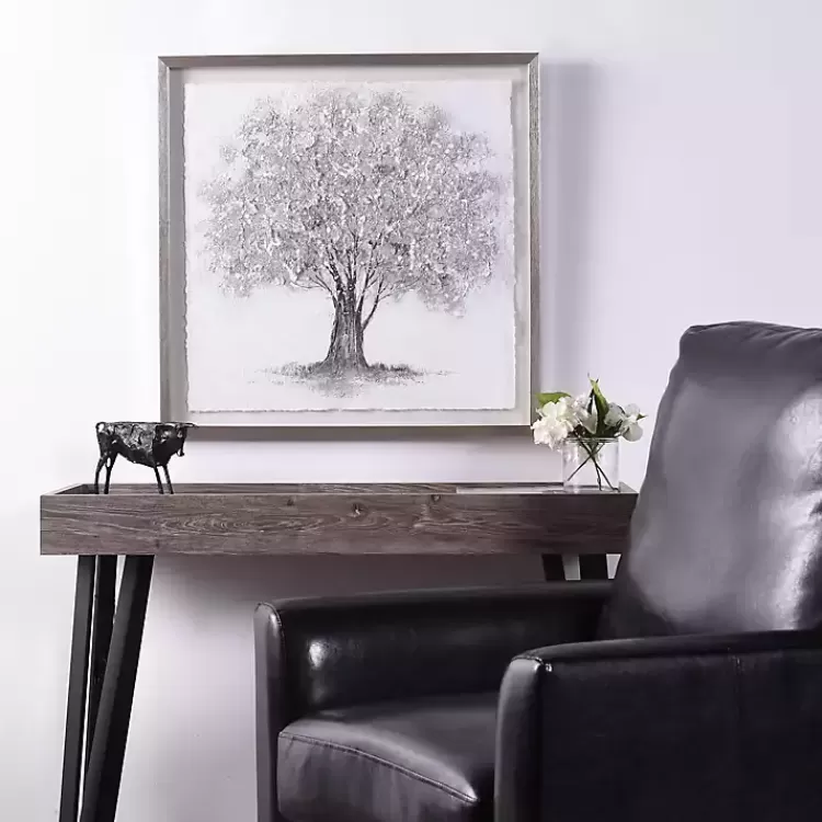 silver_tree_rice_paper_framed_art_print_6.webp Silver Tree Rice Paper Framed Art Print>Kirklands Home Clearance