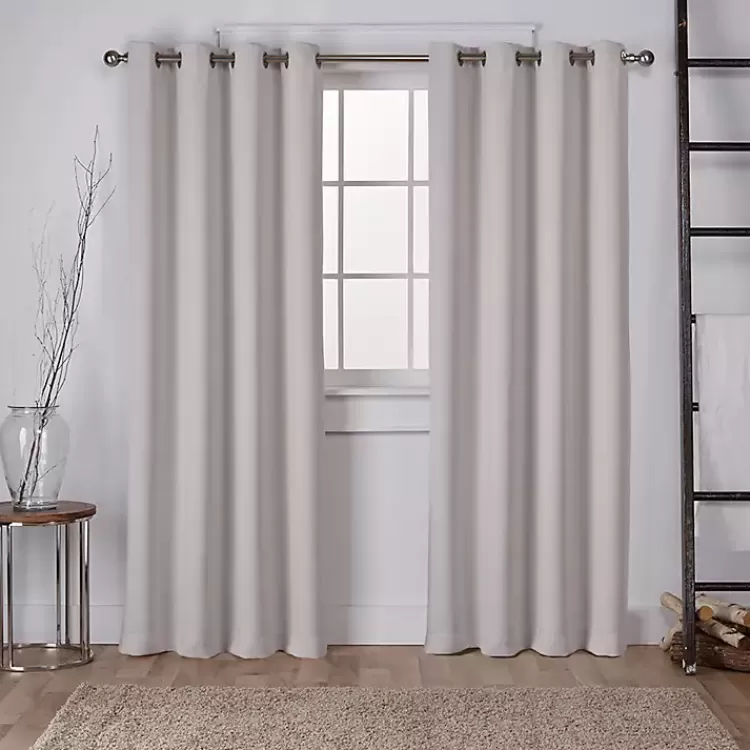 Twill Blackout Curtain Panel Set, 84 in.>Kirklands Home Best