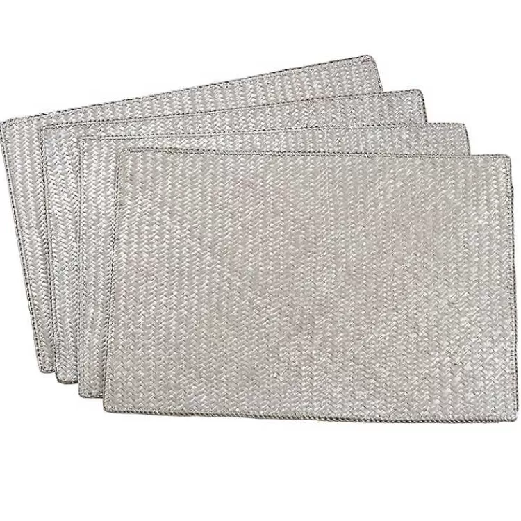 Woven Water Hyacinth Placemats, Set of 4>Kirklands Home Fashion