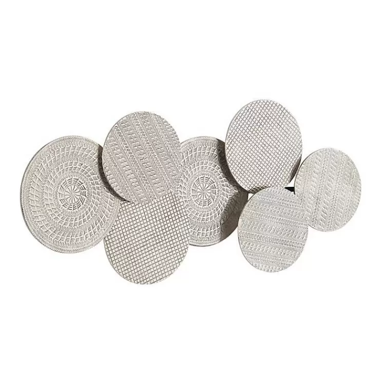 silvery_rivers_layered_disks_wall_plaque_3.webp Silvery Rivers Layered Disks Wall Plaque>Kirklands Home New