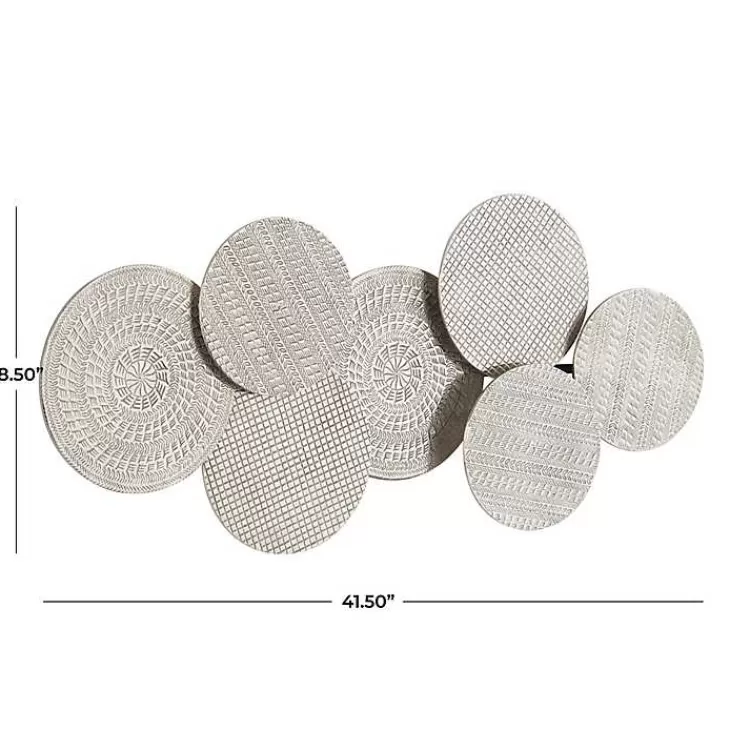 silvery_rivers_layered_disks_wall_plaque_5.webp Silvery Rivers Layered Disks Wall Plaque>Kirklands Home New