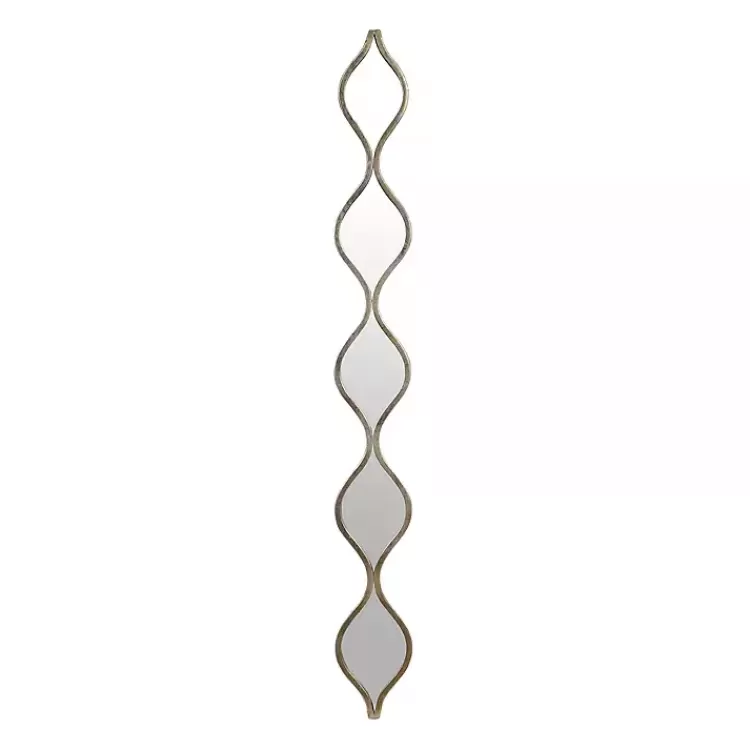 Single Silver Raindrop Panel Mirror, 6.25x58.75>Kirklands Home Shop