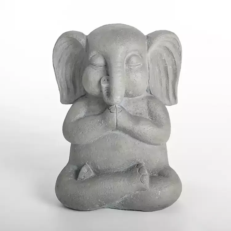 Sitting Elephant Outdoor Statue>Kirklands Home Sale