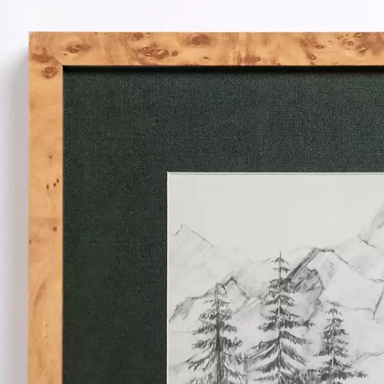 Sketched Snowscape Framed Art Print>Kirklands Home Hot