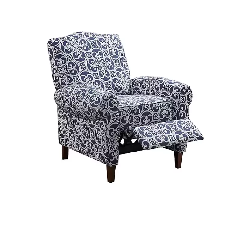 Sky Fretwork Upholstered High Back Recliner>Kirklands Home Flash Sale
