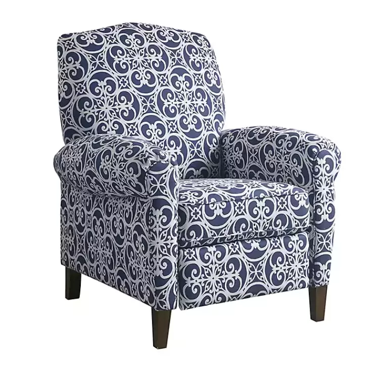 sky_blue_fretwork_upholstered_high_back_recliner_2.webp Sky Fretwork Upholstered High Back Recliner>Kirklands Home Flash Sale