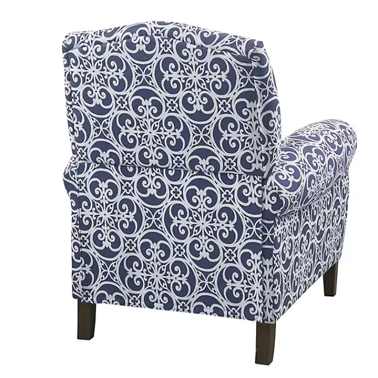 sky_blue_fretwork_upholstered_high_back_recliner_4.webp Sky Fretwork Upholstered High Back Recliner>Kirklands Home Flash Sale