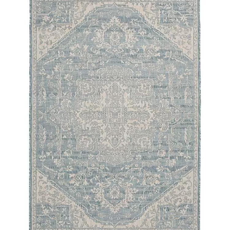 Sky Medallion Lava Indoor/Outdoor Area Rug, 6x9>Kirklands Home Online