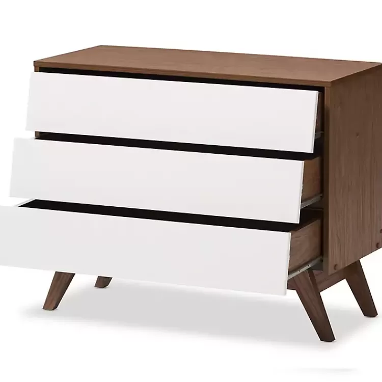 Slant Midcentury Two-Tone Chest>Kirklands Home Best Sale