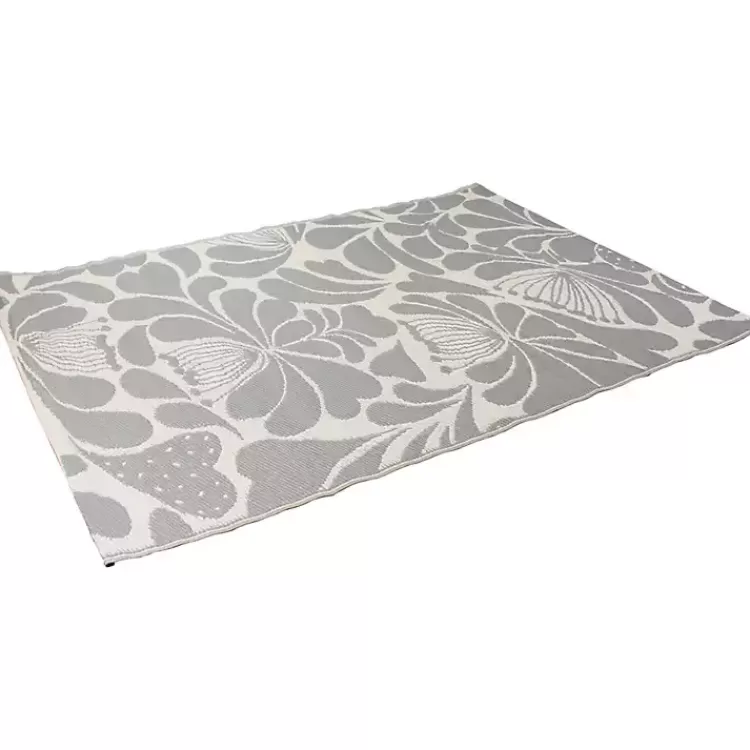 slate_floral_outdoor_area_rug_x_2.webp Slate Floral Outdoor Area Rug, 4x6>Kirklands Home Hot