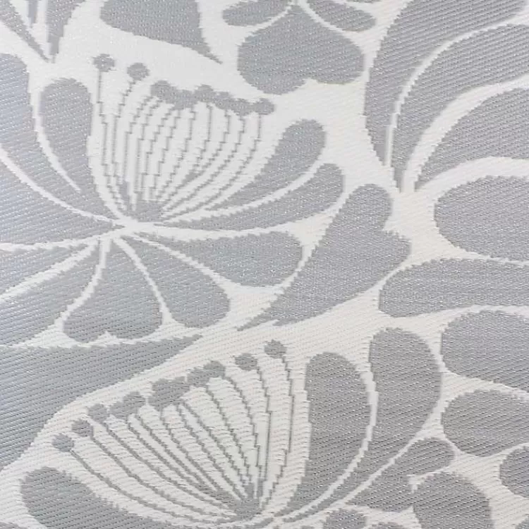 slate_floral_outdoor_area_rug_x_3.webp Slate Floral Outdoor Area Rug, 4x6>Kirklands Home Hot