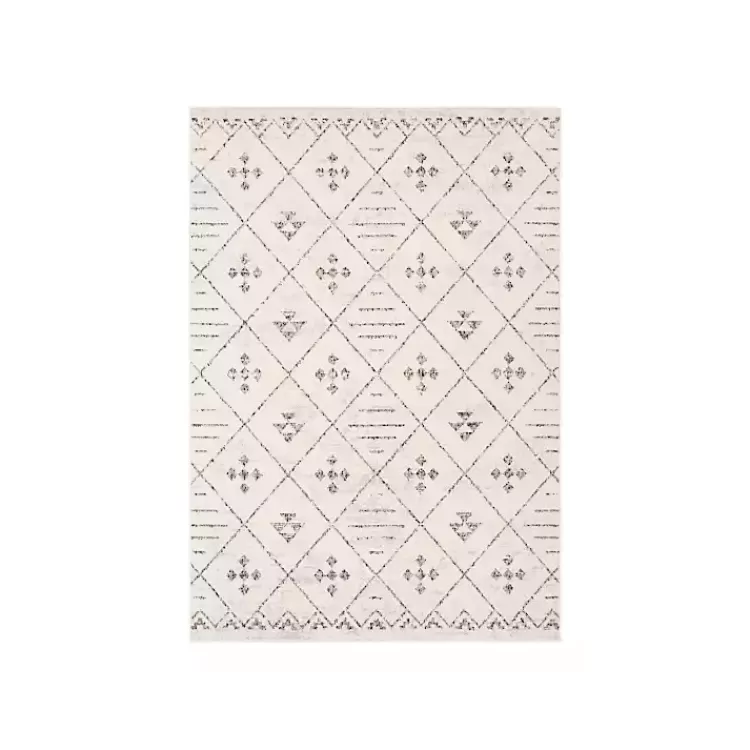 Slate Gray Diamond Print Area Rug, 7x10>Kirklands Home Best